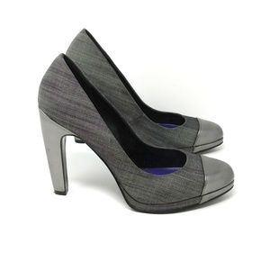 Sz 9M Nine West Women's Baroque Pump Linen Look